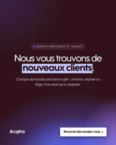 Publicité Acqtra en test